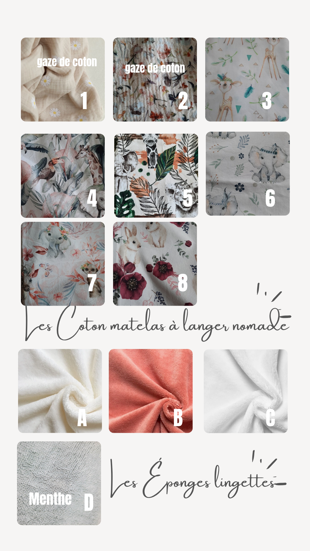 Matelas à langer de voyage