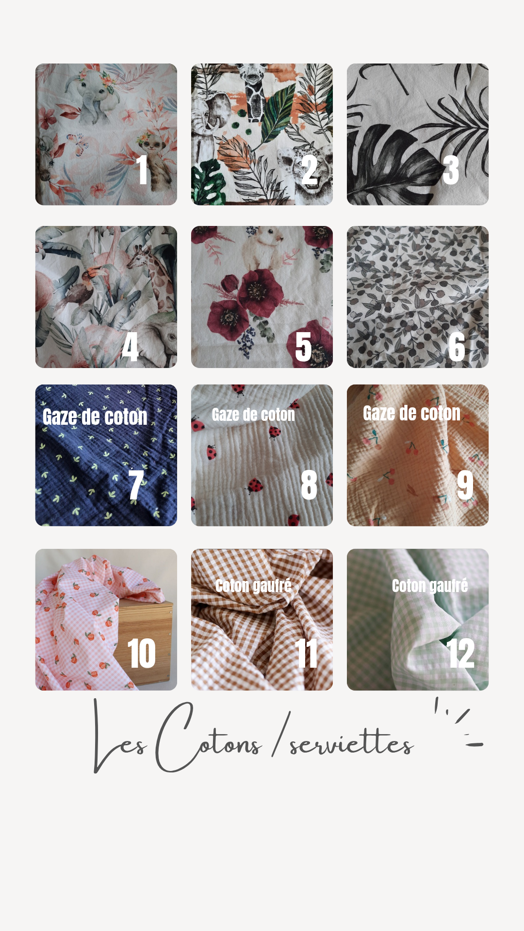 Serviettes de table